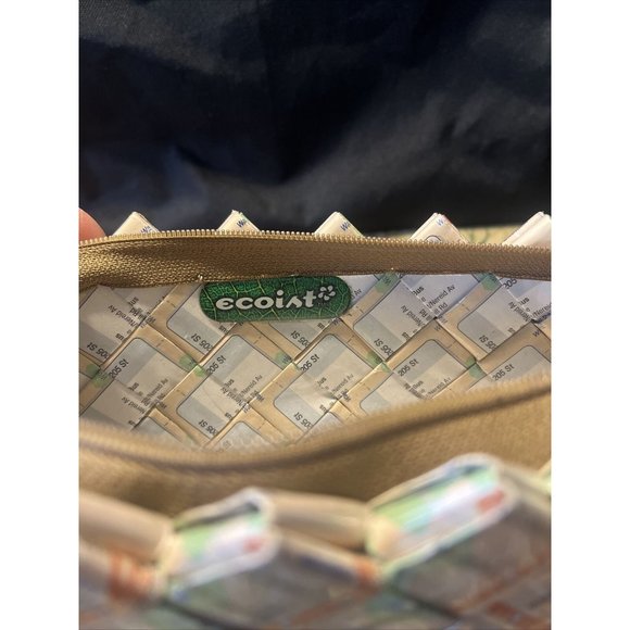 ECOIST CLUTCH PURSE FORDAHM ROAD BRONX N.Y. - Picture 3 of 4